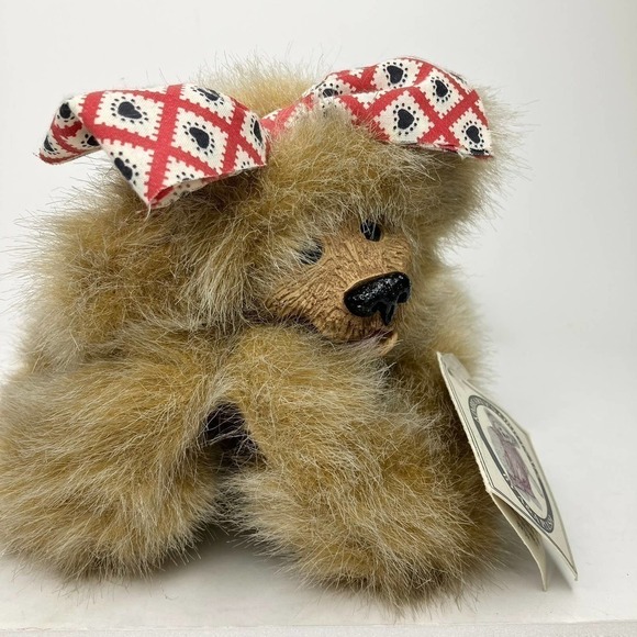 KIMBEARLYS Originals Chelsea Bear Jointed 12" Plush Resin Face Collectible 19023 - Picture 3 of 16